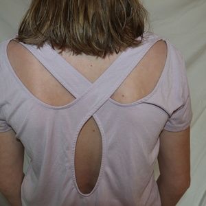 Keyhole Back T-shirt